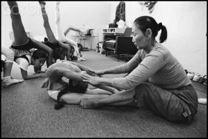 Ulaanbaatar, Mongolia --- Mongolia, Ulaan Bator, School of contortion --- Image by © Bruno Morandi/Corbis