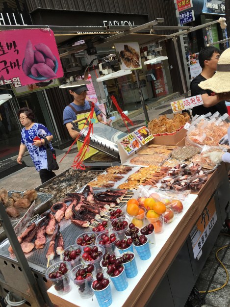 Snacks on the street of Seul!